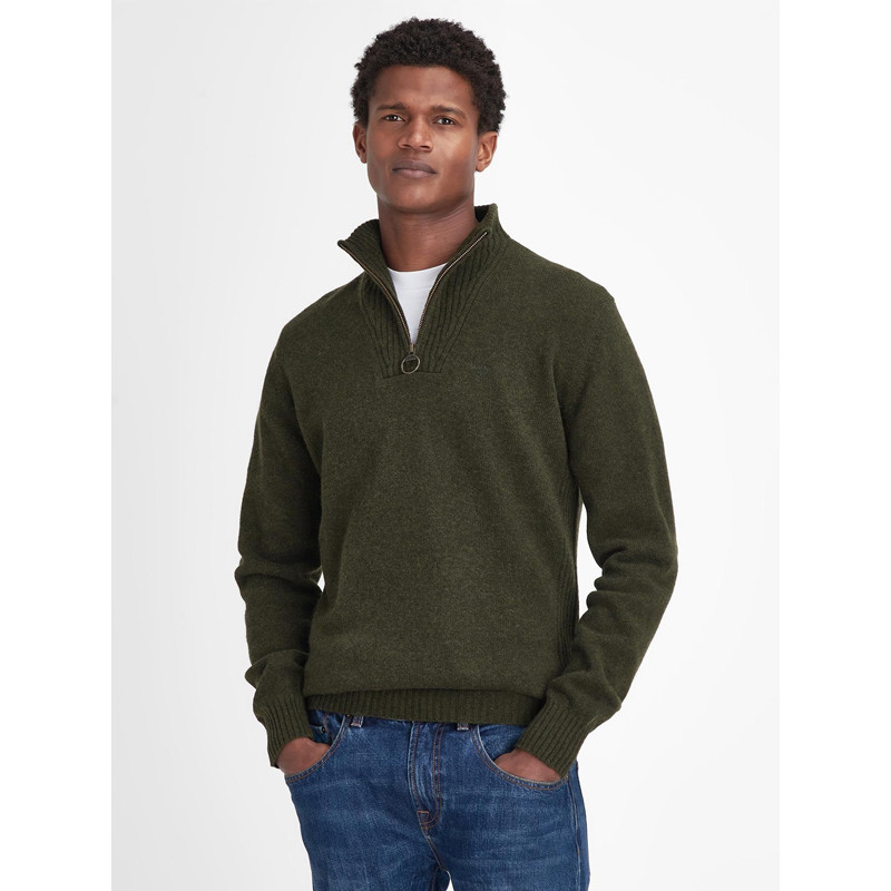 Pull Essential col zippé Barbour