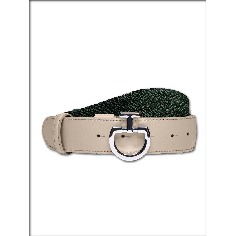 Ceinture élastique tressée chrome hiver 2024 Cavalleria Toscana