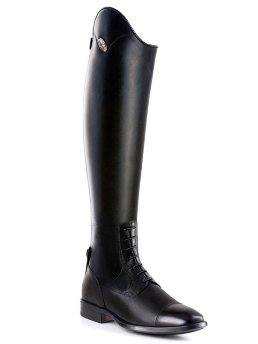 Bottes Leccese avec lacets noir De Niro Bottes Leccese avec lacets noir De Niro