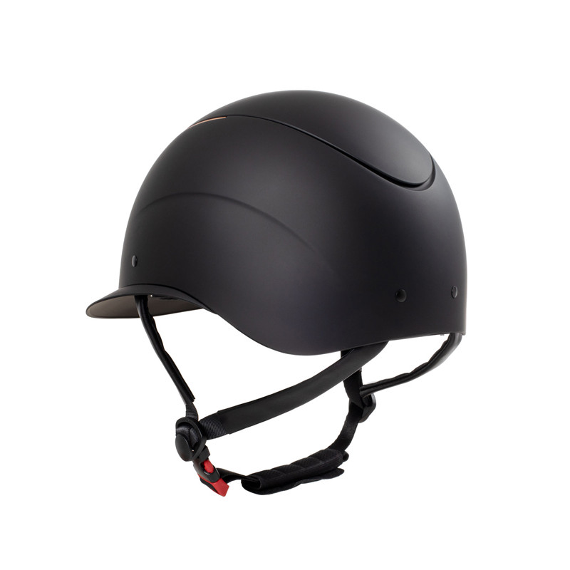 Casque avec cadre brillant et large visière Equestro