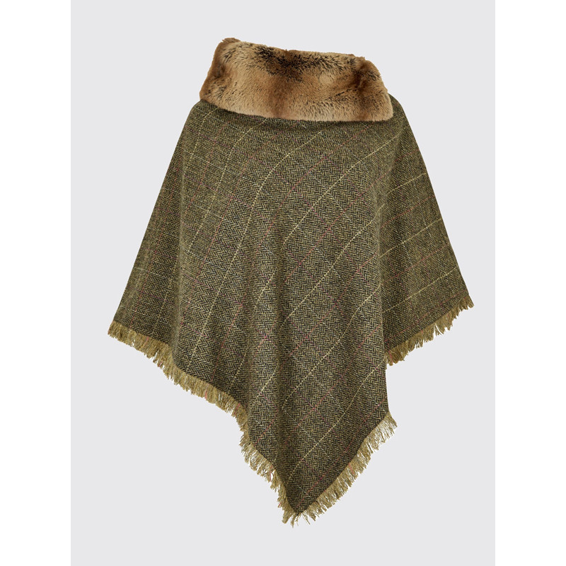 Poncho en tweed Silverfir Dubarry