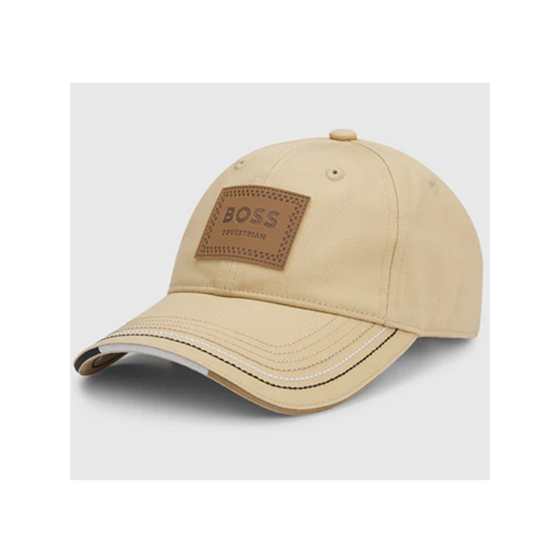 Casquette patch cuir Vintage été 2025 Hugo Boss Equestrian