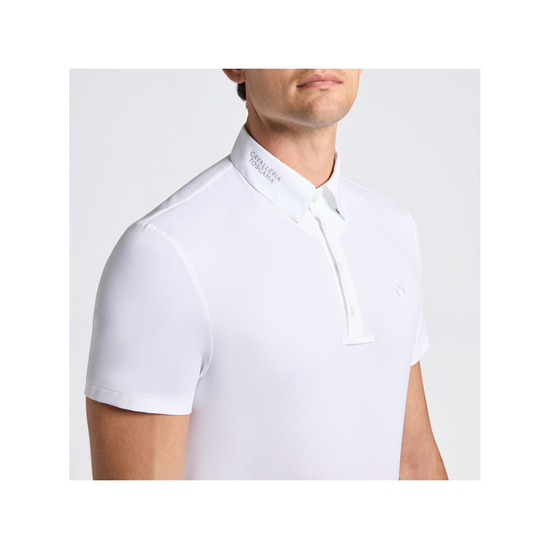 Polo de concours w/3D Logo homme SS25 Cavalleria Toscana