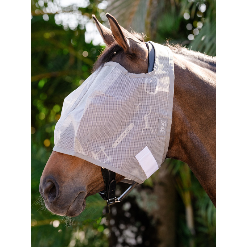 Masque anti-mouches Amigo Flymask sans oreilles Horseware