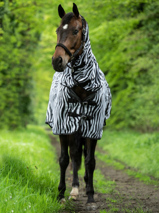 Couverture anti-mouches avec couvre-cou Zebra HKM