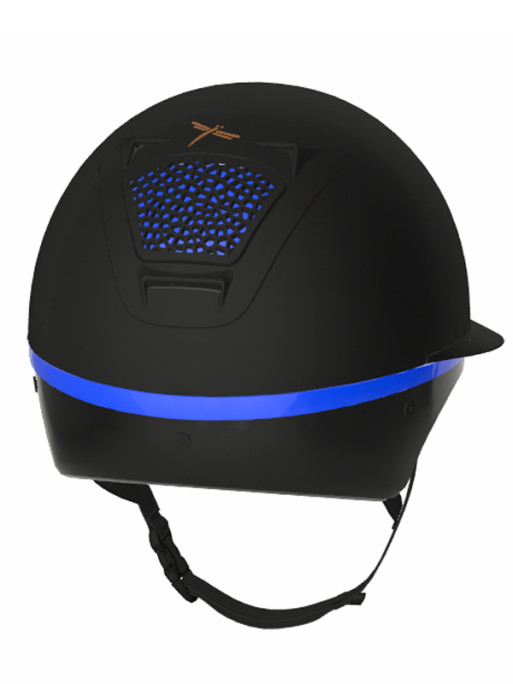Casque Voronoï sans protection temporale black mat visière longue Freejump (vendu sans la mousse)