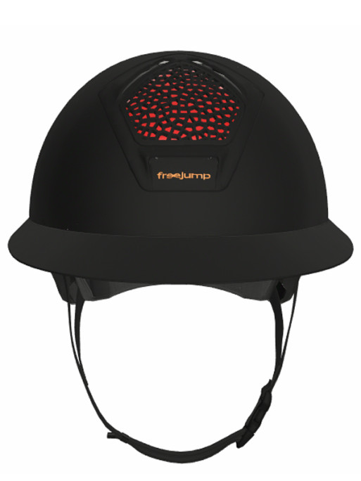 Casque Voronoï sans protection temporale black mat visière longue Freejump (vendu sans la mousse)