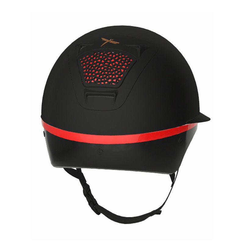 Casque Voronoï sans protection temporale black mat visière longue Freejump (vendu sans la mousse)