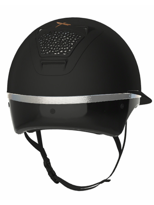 Casque Voronoï sans protection temporale black mat visière longue Freejump (vendu sans la mousse)