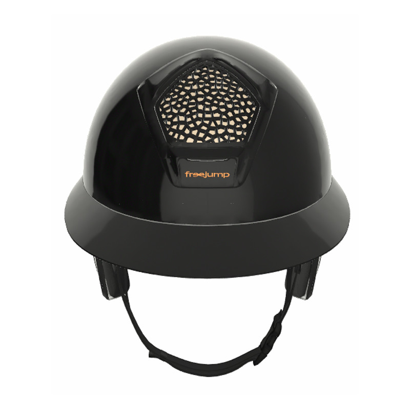 Casque Voronoï full protection black glossy visière longue Freejump (vendu sans la mousse)