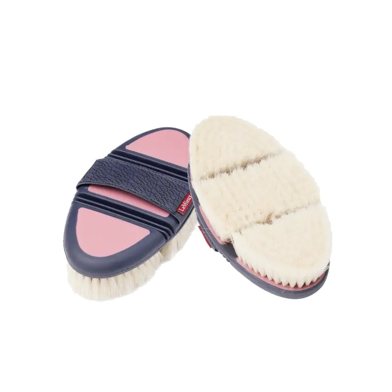 Brosse douce poils de chèvre Flexi LeMieux