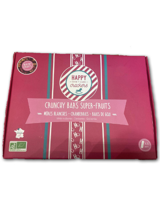 Crunchy Bars Mix Super Fruits Happy Crackers Crunchy Bars Mix Super Fruits Happy Crackers
