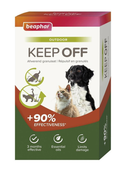 Répulsif granulés Outdoor Keep Off chien et chat 2x200g Beaphar
