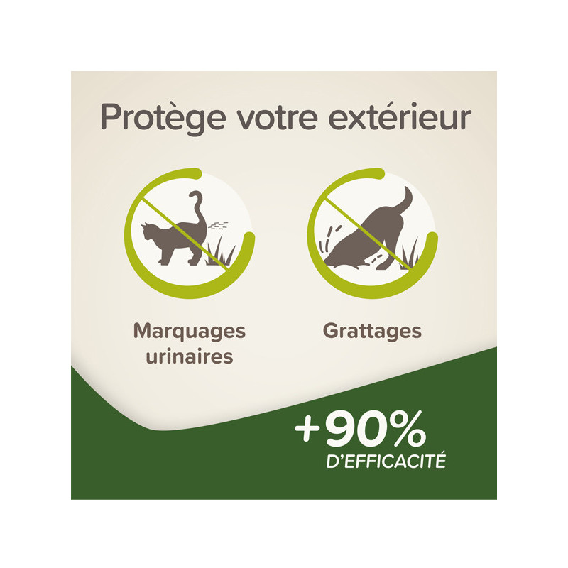 Répulsif granulés Outdoor Keep Off chien et chat 2x200g Beaphar