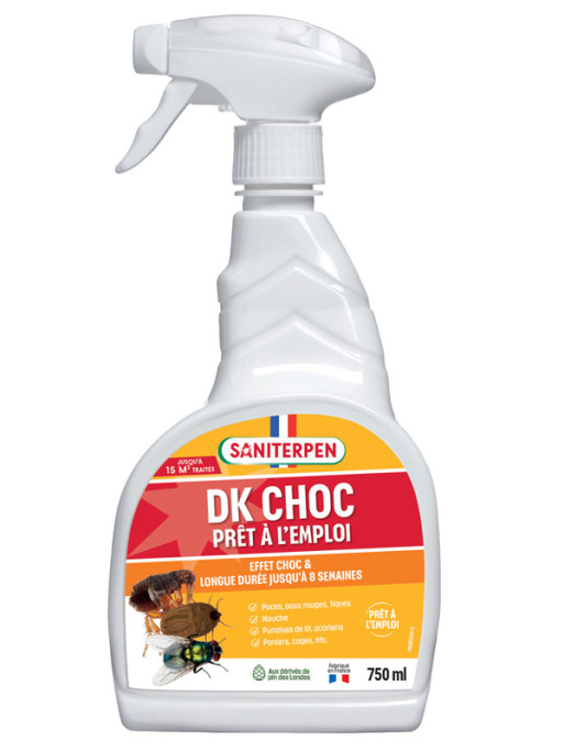 Saniterpen Insecticide DK Choc prêt à l'emploi Saniterpen Insecticide DK Choc prêt à l'emploi