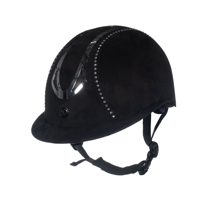 Casque equitation à strass
