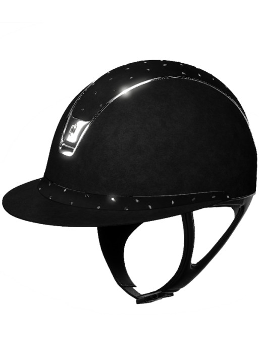 Casque Miss Shield 2.0 Alcantara top et bande Comet Light Samshield (vendu sans la mousse) Casque Miss Shield 2.0 Alcantara top et bande Comet Light Samshield (vendu sans la mousse)