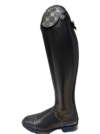 Bottes Salentino cuir lisse noir personnalisation Top FortGrey De Niro