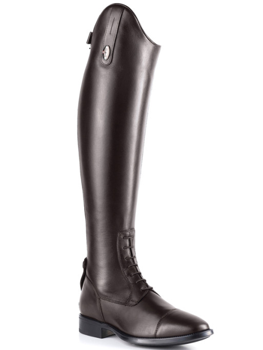 Bottes Amabile cuir lisse avec lacets marron De Niro Bottes Amabile cuir lisse avec lacets marron De Niro