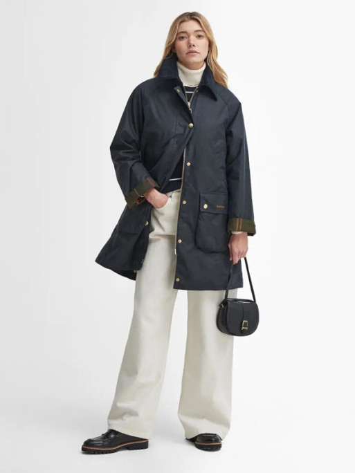 Veste longue cirée Beadnell femme Barbour Veste longue cirée Beadnell femme Barbour