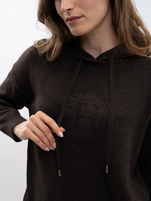 Sweat à capuche en maille Aurelia FW25 Harcour Sweat à capuche en maille Aurelia FW25 Harcour
