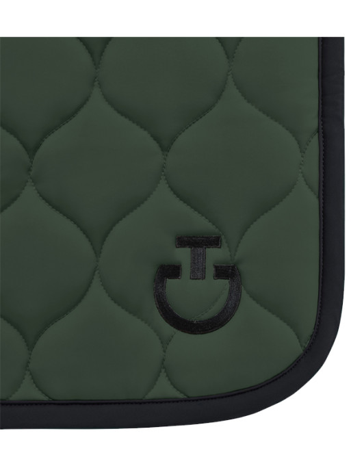 Tapis de selle New Circular Quilted Jersey Jumping FW25 Cavalleria Toscana Tapis de selle New Circular Quilted Jersey Jumping FW25 Cavalleria Toscana
