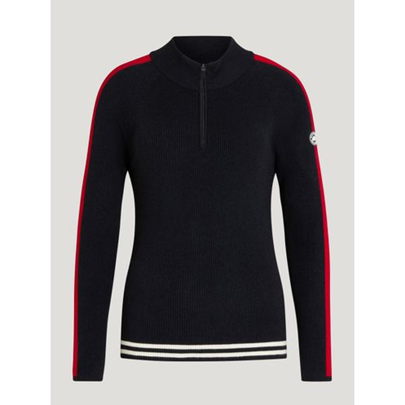 Pull en maille Carol 1/4 zip FW25 Tommy Hilfiger Equestrian