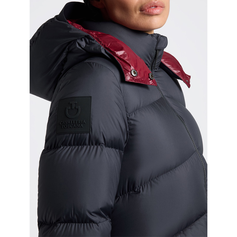 Veste mi-longue Hooded Down FW25 Cavalleria Toscana