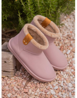 Boots caoutchouc fourrées Pénélope Leprévost