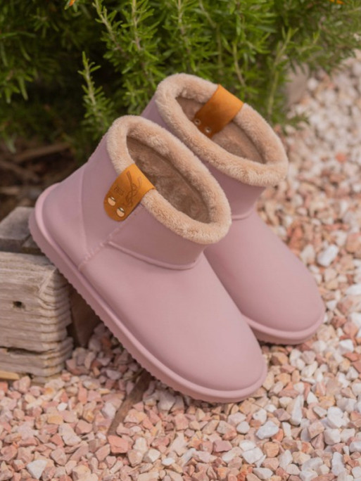 Boots caoutchouc fourrées Pénélope Leprévost