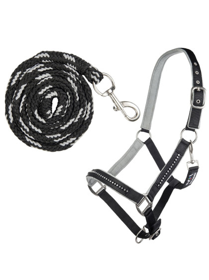 Licol et longe Crystal HKM