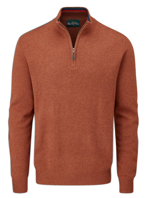 Pull col zippé Streetly Alan Paine
