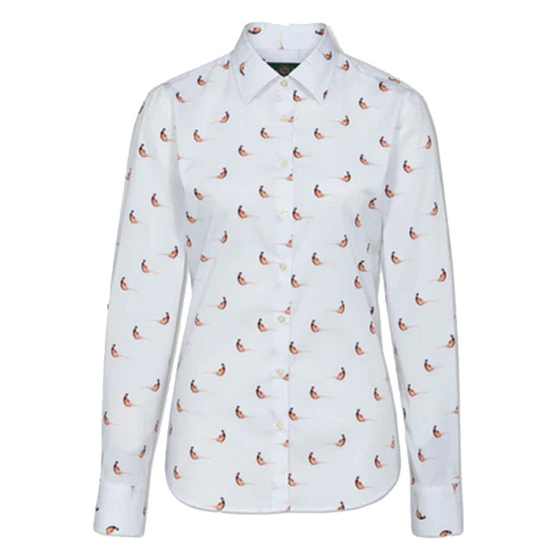 Chemise motifs imprimés femme Alan Paine
