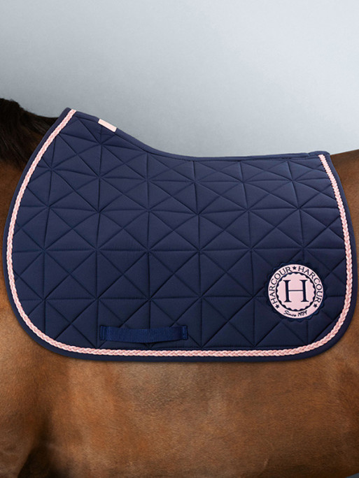 Tapis de selle Suze CSO Octobre Rose Harcour