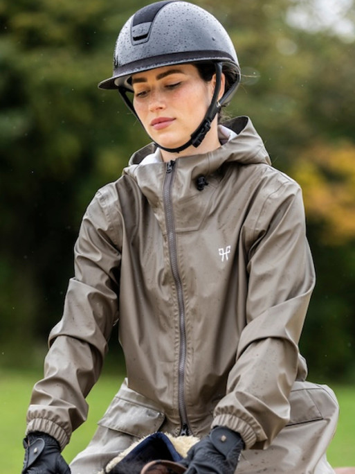 Veste longue imperméable Long Raintech FW25 Horse Pilot
