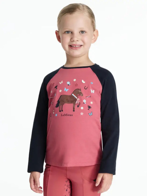 T-shirt à manches longues enfant Mini Jamie Chancer LeMieux T-shirt à manches longues enfant Mini Jamie Chancer LeMieux