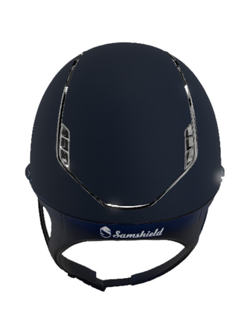 Casque Miss Shield Shadowmatt 2.0 Crystal Fabric Blue (Mousse obligatoire vendue séparément) Casque Miss Shield Shadowmatt 2.0 Crystal Fabric Blue (Mousse obligatoire vendue séparément)