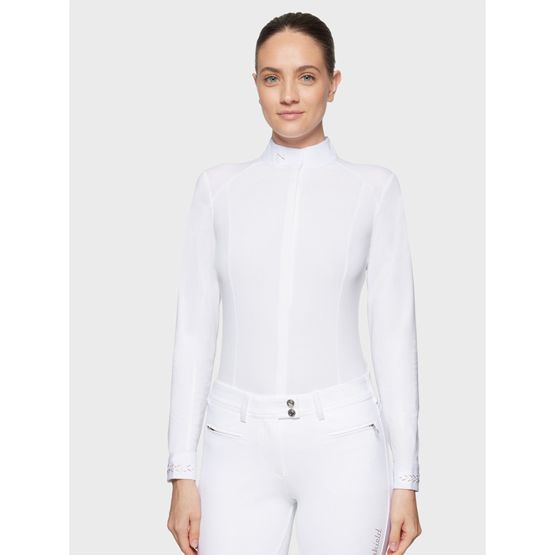 Polo de concours manches longues Aline Crystal FW25 Samshield