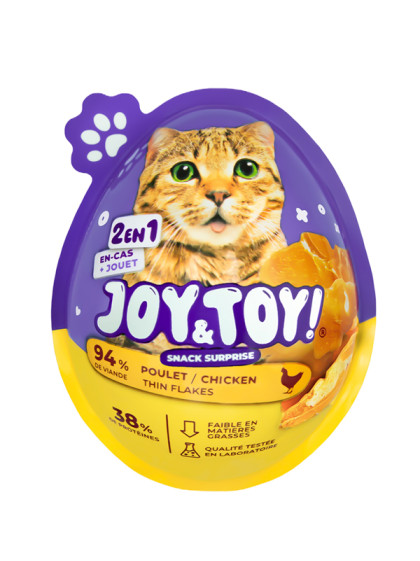 Oeuf surprise pour chat Joy & Toy