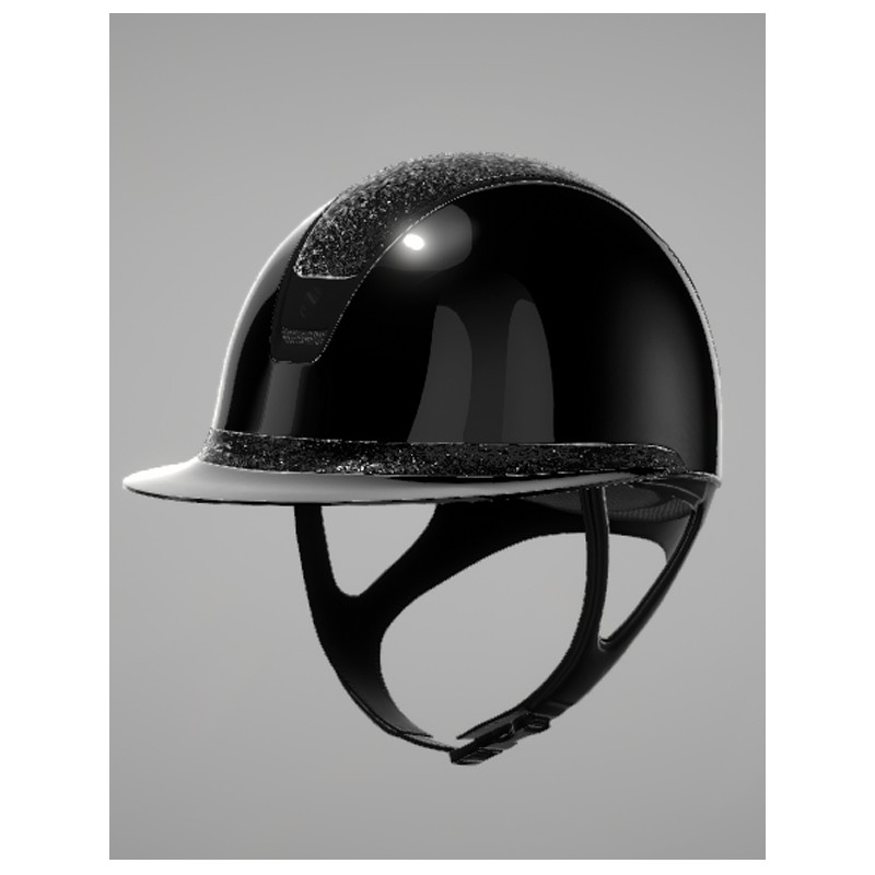 Casque Miss Shield Shadowglossy 2.0 Crystal Fabric Matt Samshield  (Mousse obligatoire vendue séparément)