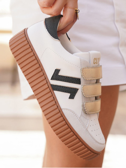 Baskets CL96M détails gold femme CL11 Sneakers