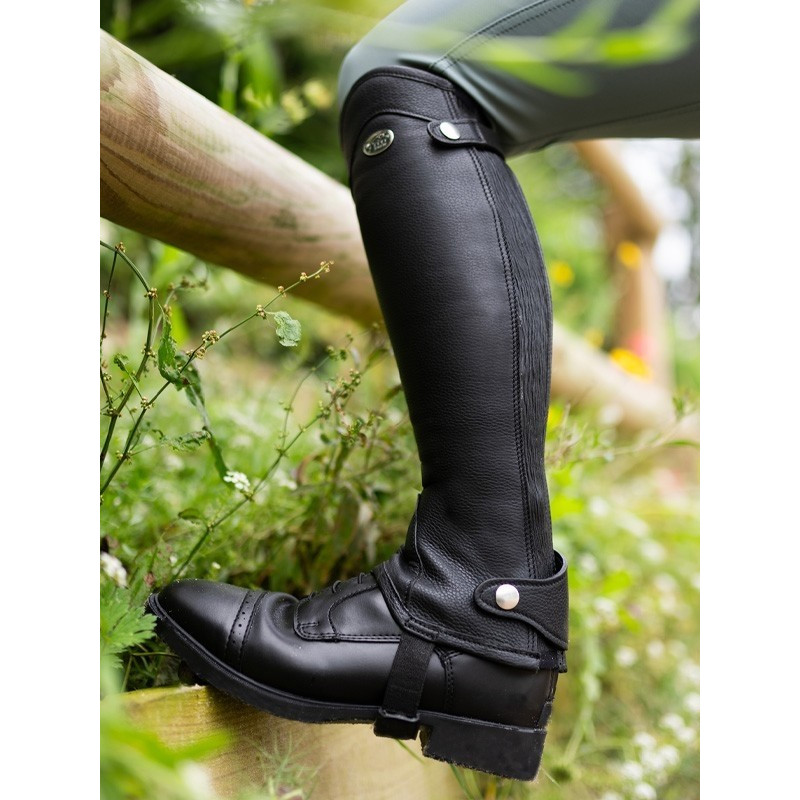 Mini-chaps en cuir Jump'In