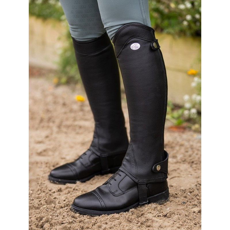 Mini-chaps en cuir Jump'In