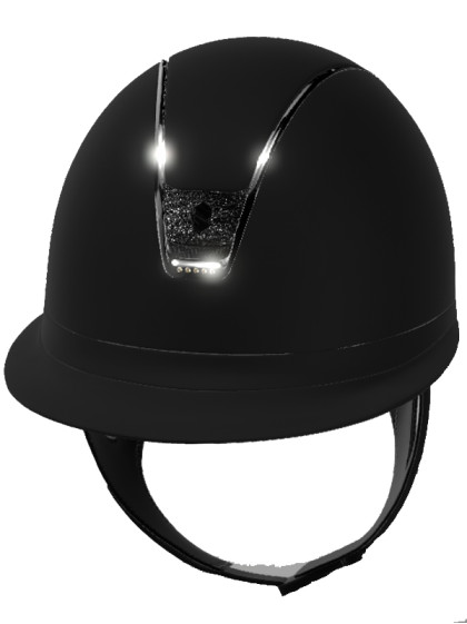 Casque Miss Shield Shadowmatt 2.0 Blason Crystal Fabric Black Samshield