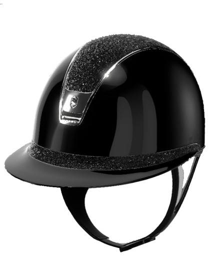 Casque Miss Shield Shadowglossy 2.0 Crystal Fabric Swarovski black Samshield 