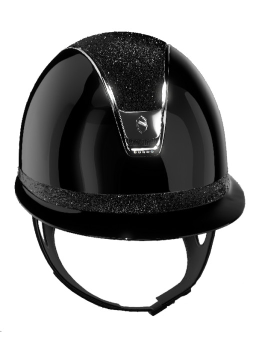 Casque Miss Shield Shadowglossy 2.0 Crystal Fabric Swarovski black Samshield 