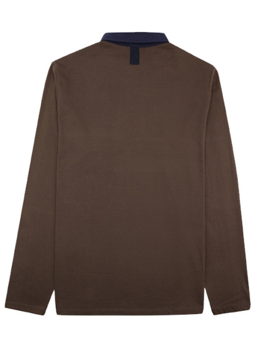 Polo manches longues Bicolore Serge Blanco