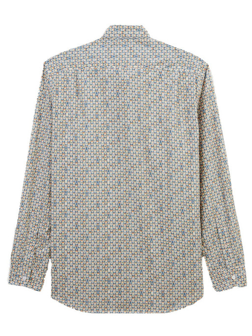 Chemise manches longues losange et pieuvre Serge Blanco