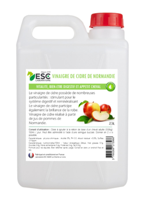 Vinaigre de cidre Pur de Normandie 2.5L ESC