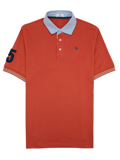 Polo manches courtes Feutrine Serge Blanco